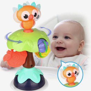Kidpal Baby Toys 6 to 12 MonthsSuction Toys for High Chair Sit and Spin